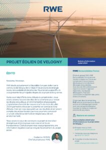 Lettre d'information n°1